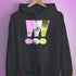 Twink Pride Grunge Exclamation Points Hoodie - Dark Grey Heather